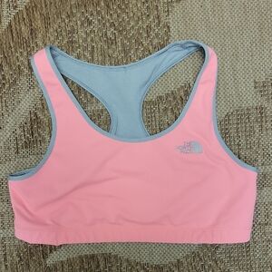 The North Face Pink and Gray Activewear Top